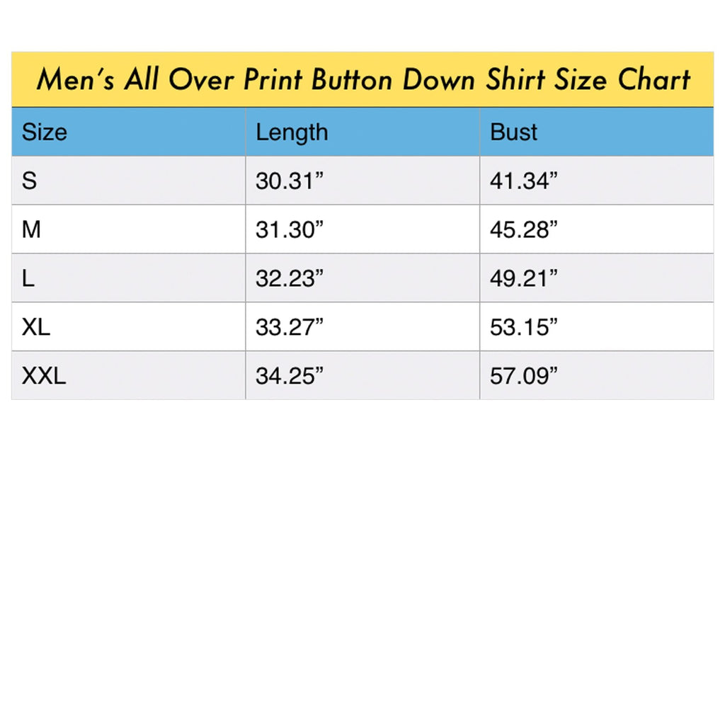 THE KING OF THE FIELD III Men's All Over Print Short Sleeve Button